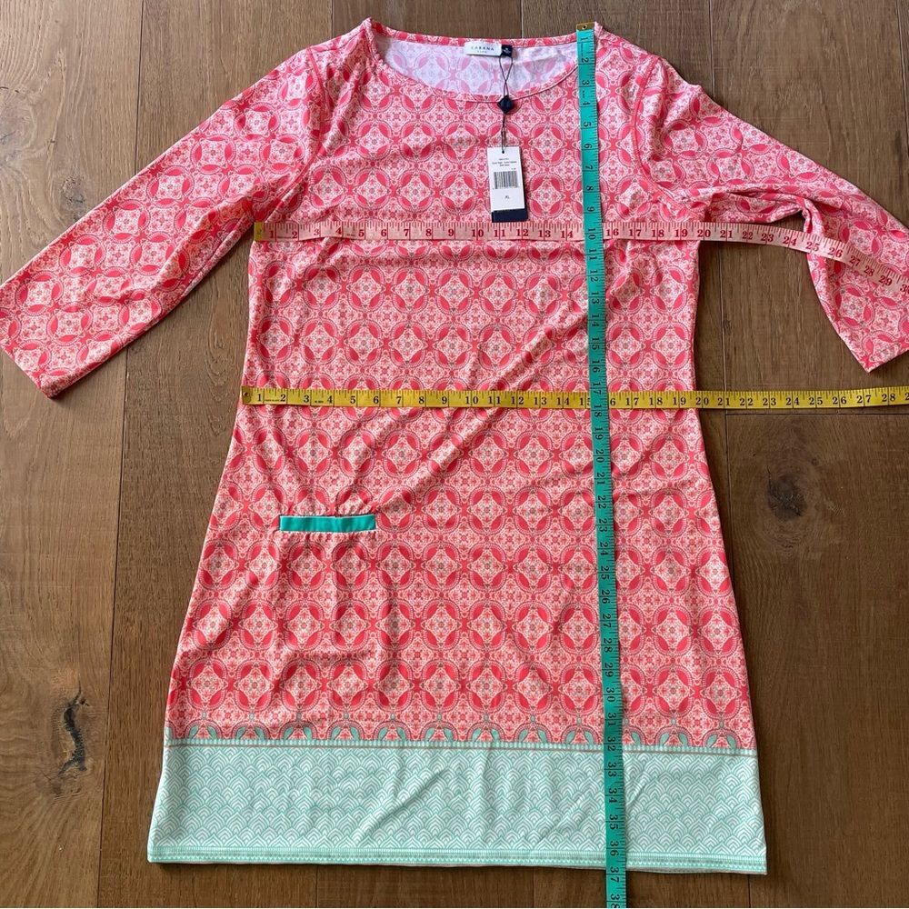 Cabana Life Shift Women's Dress Coral Tides (Size XL) - Picture 12 of 15
